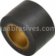 Dynabrade 11083 - Contact Wheel, 3/4" Dia. x 1/2" W x 3/8" I.D., Crown Face, 70 Duro Rubber