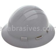 ERB 19267 Americana Full Brim With Accessory Slots Mega Ratchet 4-Point Nylon Safety Helmet