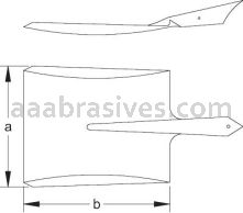 CS Unitec&trade; EX1005D-270A 230x270mm Sq D-handle Shovel Nupla Handle Aluminum Bronze