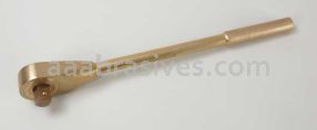 CS Unitec&trade; EX1501S-AA-A 1/4" Ratchet Wrench Aluminum Bronze