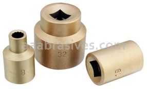 CS Unitec&trade; EX1503A-065UA 1" Socket 3/8" Drive Aluminum Bronze 6 Point Sockets