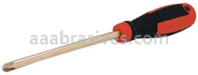 CS Unitec&trade; EX803-4B No. 4 x 200mm 8" Screwdriver Cross Copper Beryllium