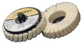 Wendt Abrasives 245680 Felt Polishing Flap Disc 2" dia., Plastic, Type R Soft D3/H25