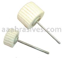 Wendt Abrasives 122601 Mounted Felt Polishing Mini Flap Wheel 3/4" x 3/4" x 1/8" shank Soft D2/H25