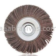 Dynabrade DynaCut 90850 4 x 4 x 3/4 40 Grit Aluminum Oxide Flap Wheel