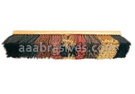 Osborn 24” Medium Flexsweep Broom 3” TL X Gold Flagged /Black Styrene #52322