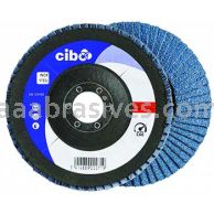 Cibo Abrasives 4-1/2 x 5/8-11 120 Grit Standard Conical Flap Disc