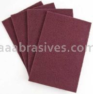 6x9, A/O Fine, Maroon, Hand Pads, Nylon