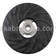4-1/2x5/8-11 Thread, Backing Pad, Medium Rubber, Smooth R425-5/8SB
