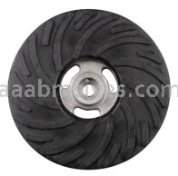 5x5/8 Smooth Bore, Backing Pad, Medium Rubber, Turbo