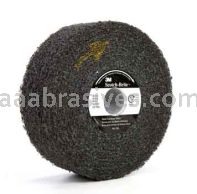 3M&trade; 7100048712 12 x 2 x 5 2S Coarse Scotch-Brite&trade; Multi-Finishing Wheel