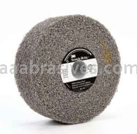 3M&trade; 7100094442 12 x 2 x 5 2S Fine Scotch-Brite&trade; Multi-Finishing Wheel