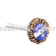 Merit Abrasives 08834137554 3/4 x 3/16 x 1/8 Small Diameter Flap Wheels With 1/8" Steel Shank 240 Grit Merit Aluminum Oxide