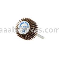 Merit Abrasives 08834137560 3/4 x 3/8 x 1/8 Small Diameter Flap Wheels With 1/8" Steel Shank 60 Grit Merit Aluminum Oxide