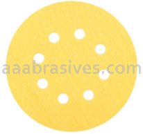 Norton 5" P80 Grit A296 Gold Reserve Paper H&L Vac Disc