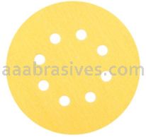 Norton 5" P180 Grit A296 Gold Reserve Paper H&L Vac Disc
