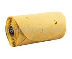Norton Abrasives 66623307048 5" P120 Grit C-wt Gold Reserve A296 Vac Paper PSA Disc Rolls
