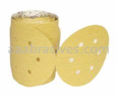 Norton Abrasives 78072748546 6" P150 Grit C-wt Gold Reserve A296 Vac Paper PSA Disc Rolls