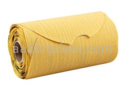 Norton 5" P240-C Grit Norton No-Fil Adalox Gold Reserve PSA Disc Roll A296