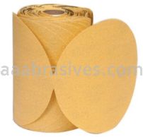Norton Abrasives 78072748552 5" P60 Grit C-wt Gold Reserve A296 Paper PSA Disc Rolls