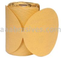 Norton Abrasives 78072748553 6" P60 Grit C-wt Gold Reserve A296 Paper PSA Disc Rolls