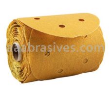Norton Abrasives 78072748787 6" P320 Grit C-wt Gold Reserve A296 Vac Paper PSA Disc Rolls