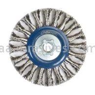 Norton Abrasives 66253371540 6 x .020 x 5/8-11 Full Cable Twist Knot Wire Wheel Brushes - For Stainless Steel