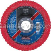 Pferd 67197 5"x7/8" #60 Ceramic Polifan Curve Medium (7/16") Flap Disc