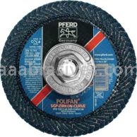 Pferd 67220 6x5/8-11 40 Grit Zirc Polifan Curve Medium Flap Disc