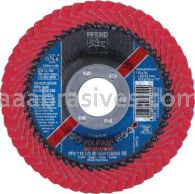 Pferd 67234 4-1/2"x7/8" #60 Ceramic Polifan Curve Medium (7/16") Flap Disc