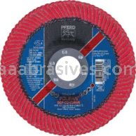 Pferd 67344 5"x7/8" #60 Ceramic Polifan Curve Large (9/16") Flap Disc