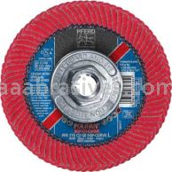 Pferd 67405 4-1/2"x5/8-11 #60 Ceramic Polifan Curve Large (9/16") Flap Disc