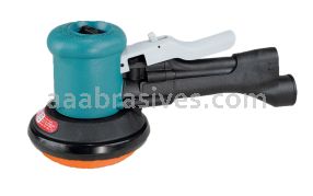Dynabrade 58460 3" DynaLocke Dual-Action Sander, Non-Vacuum .45 hp, 12,000 RPM, 3/16" Orbit/Rotary, Rear Exhaust