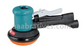 Dynabrade 58465 3-1/2" DynaLocke Dual-Action Non-Vacuum Sander .45 hp, 12,000 RPM, 3/16" Orbit/Rotary Rear Exhaust