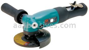 Dynabrade 52632 4-1/2" Right Angle Depressed Center Wheel Grinder 1.3 hp, 12,000 RPM Side Exhaust 5/8"-11 Spindle Thread