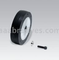 Dynabrade 11620 Contact Wheel Ass"y, 4" Dia. x 1" W x 5/8" I.D.