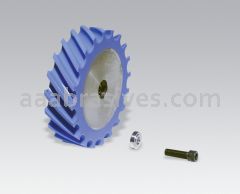 Dynabrade 11636 Contact Wheel Ass"y, 4" Dia. x 1" W x 5/8" I.D.