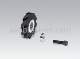 Dynabrade 11644 Contact Wheel Ass"y, 2" Dia. x 1/2" W x 5/8" I.D.