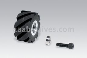 Dynabrade 11650 Contact Wheel Ass"y, 2" Dia. x 1" W x 5/8" I.D.