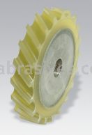 Dynabrade 11889 Contact Wheel, 4" Dia. x 5/8" W x 5/8" I.D.