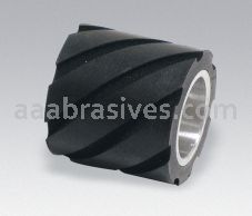 Dynabrade 15359 Contact Wheel Ass"y, 1" Dia. x 1" W x 5/8" I.D., Flat Face