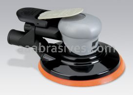Dynabrade 69029 - 6" Dia. Central Vacuum Dynorbital Silver Supreme Random Orbital Sander