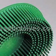 Dynabrade 4-1/2" x 5/8-11 50 Grit Green 3M Bristle Disc