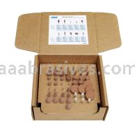 Norton 1/8" Spindle Gemini 38A M 50 pc Mounted Point Kits