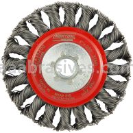 Norton 4 x .020 x 5/8-11/Carbon Steel//Standard Twist Knot Wire Wheel Brushes - For Steel