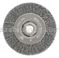 Weiler 36007 - 4" .014, Narrow Face, 5/8"-11 A.H., Retail Pack, Vortec Pro Crimped Wire Wheel, Narrow Face - 012382360078