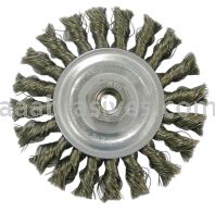 Weiler 36013 - 4" SS, .014, 5/8"-11 A.H., Retail Pack, Vortec Pro Knot Wire Wheel, Standard Twist - 012382360139