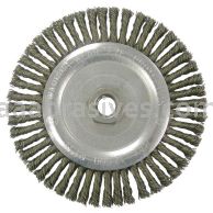 Weiler 36025 - 6" .020, 5/8"-11 A.H., Retail Pack, Vortec Pro Knot Wire Wheel, Stringer Bead Twist - 012382360252