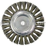 Weiler 36027 - 6" .014, 5/8"-1/2" A.H., Retail Pack, Vortec Pro Knot Wire Wheel, Standard Twist - 012382360276