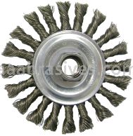 Weiler 36058 - 4" X-Coarse Wire, M10 x 1.25 A.H., Retail Pack, Vortec Pro Knot Wire Wheel, Cable Twist - 012382360580